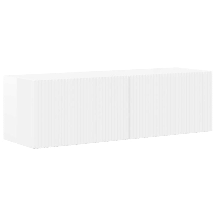 TV-skab 8 pcs Høj gloss hvid