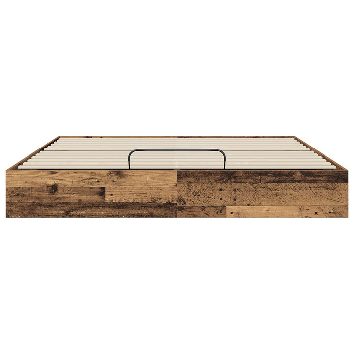 Ottoman Sengestel Gammelt træ 160 x 200 cm Konstrueret træ