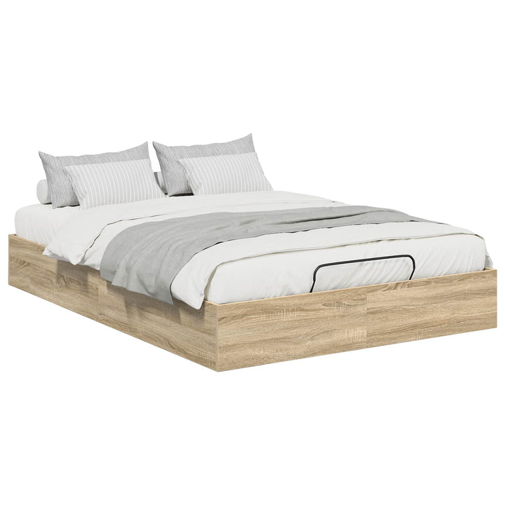 Ottoman Sengestel Sonoma eg 203 x 150 x 25 cm Konstrueret træ