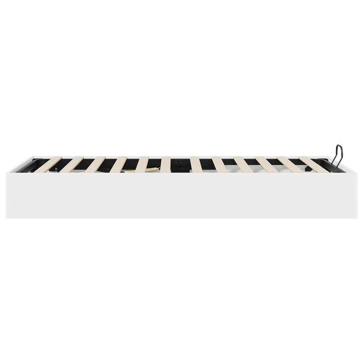 Ottoman Sengestel Hvid 203 x 100 x 25 cm Konstrueret træ