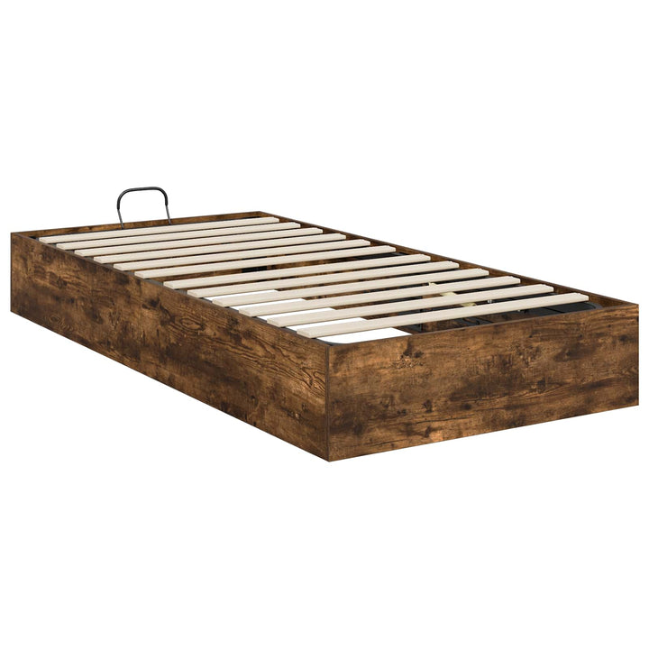 Ottoman Sengestel Røget Eg 203 x 90 x 25 cm Konstrueret træ