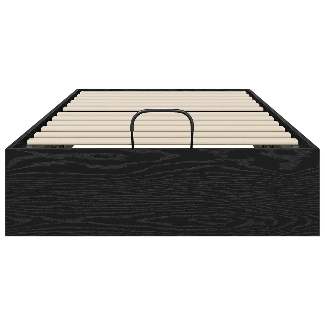 Ottoman Sengestel Sort Eg 80,5 x 200 cm Konstrueret træ