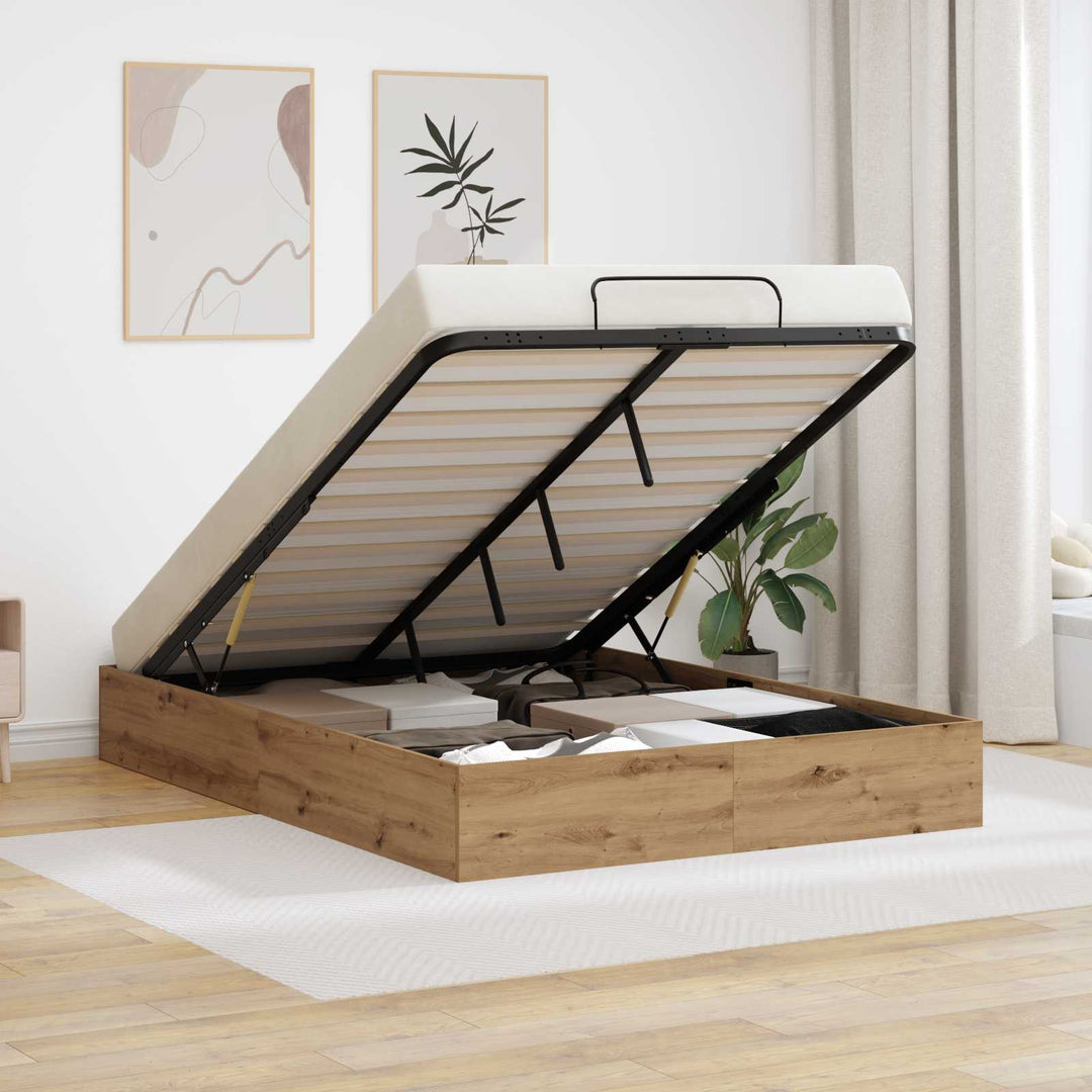 Ottoman Sengestel Artisan Eg 135 x 190 cm Konstrueret træ