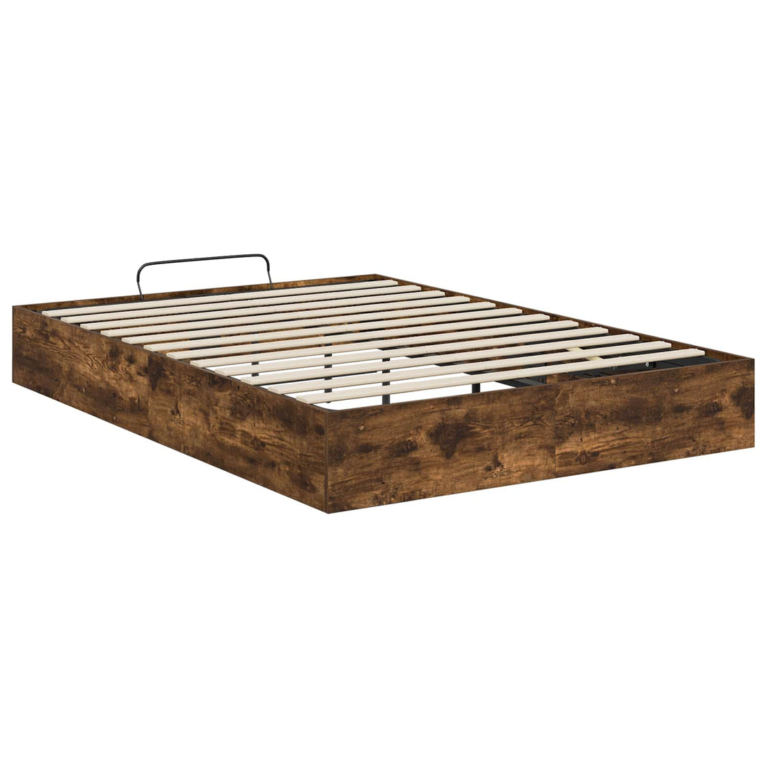 Ottoman Sengestel Røget Eg 193 x 120 x 25 cm Konstrueret træ