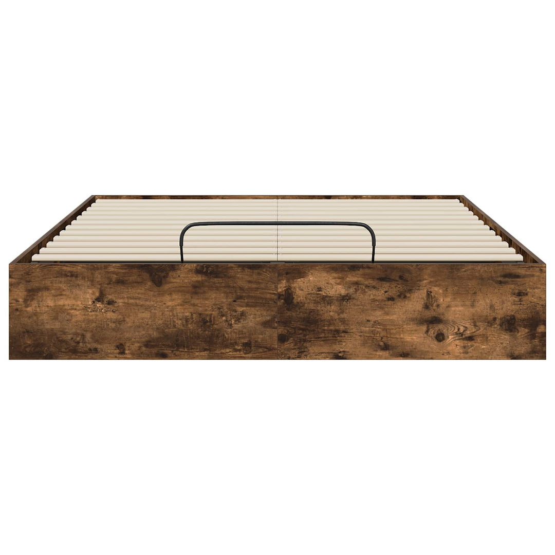 Ottoman Sengestel Røget Eg 193 x 120 x 25 cm Konstrueret træ
