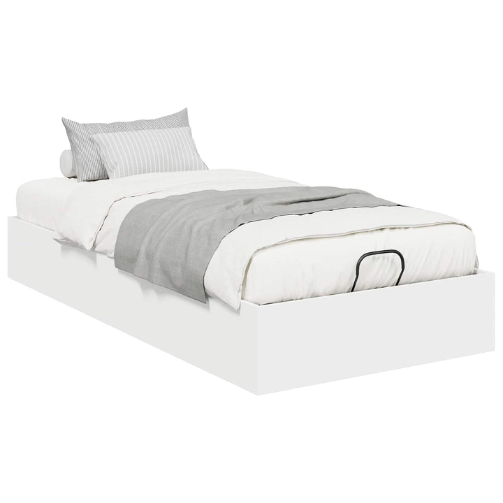 Ottoman Sengestel Hvid 193 x 90 x 25 cm Konstrueret træ
