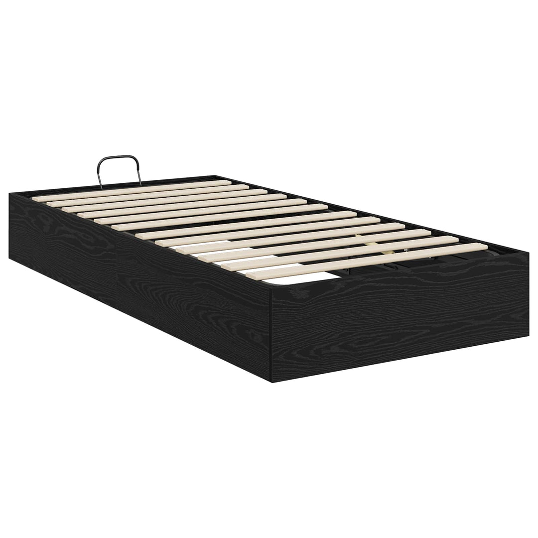 Ottoman Sengestel Sort Eg 193 x 90 x 25 cm Konstrueret træ