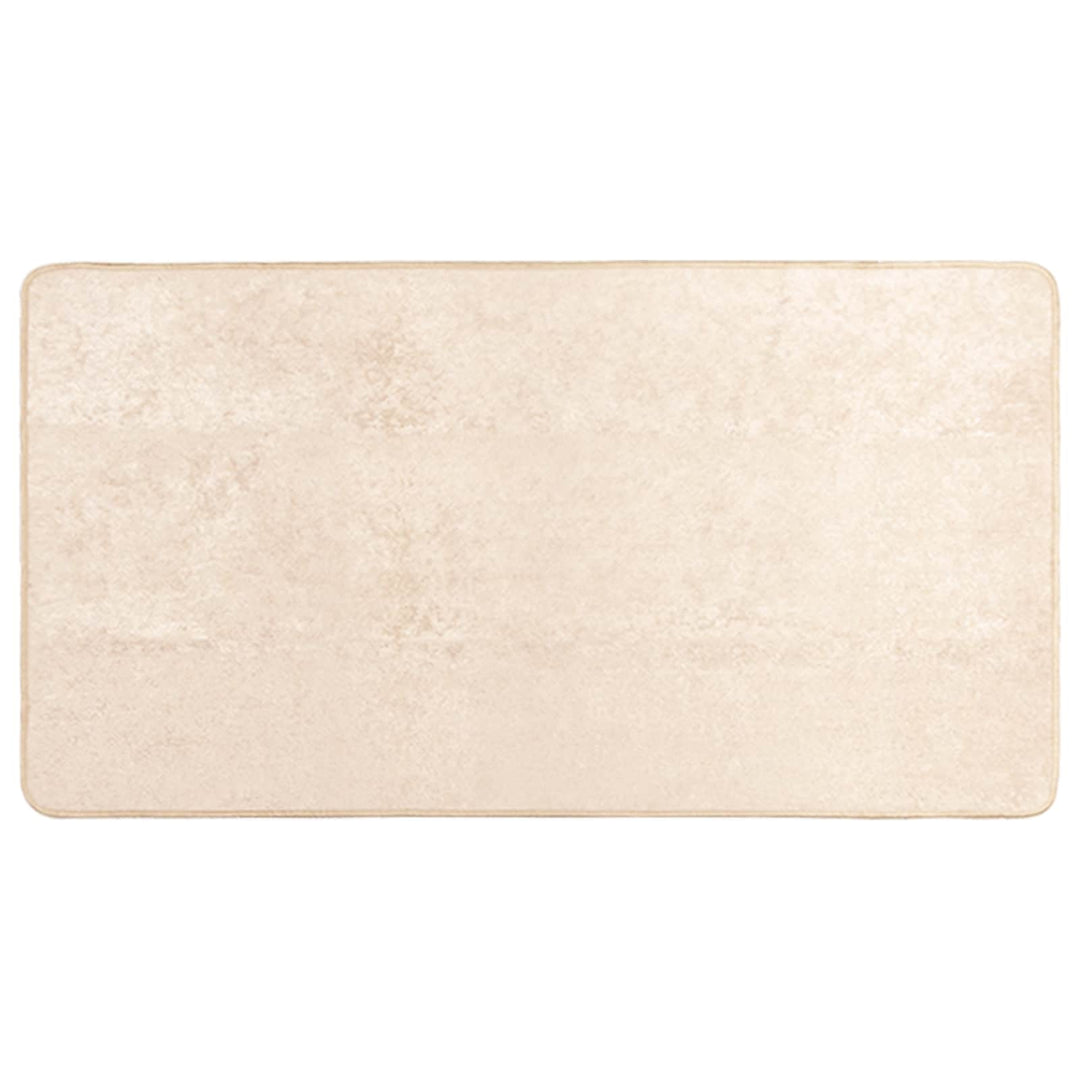 Tæppe Runner MARSA Creme 80 x 100 cm Polyester og PVC