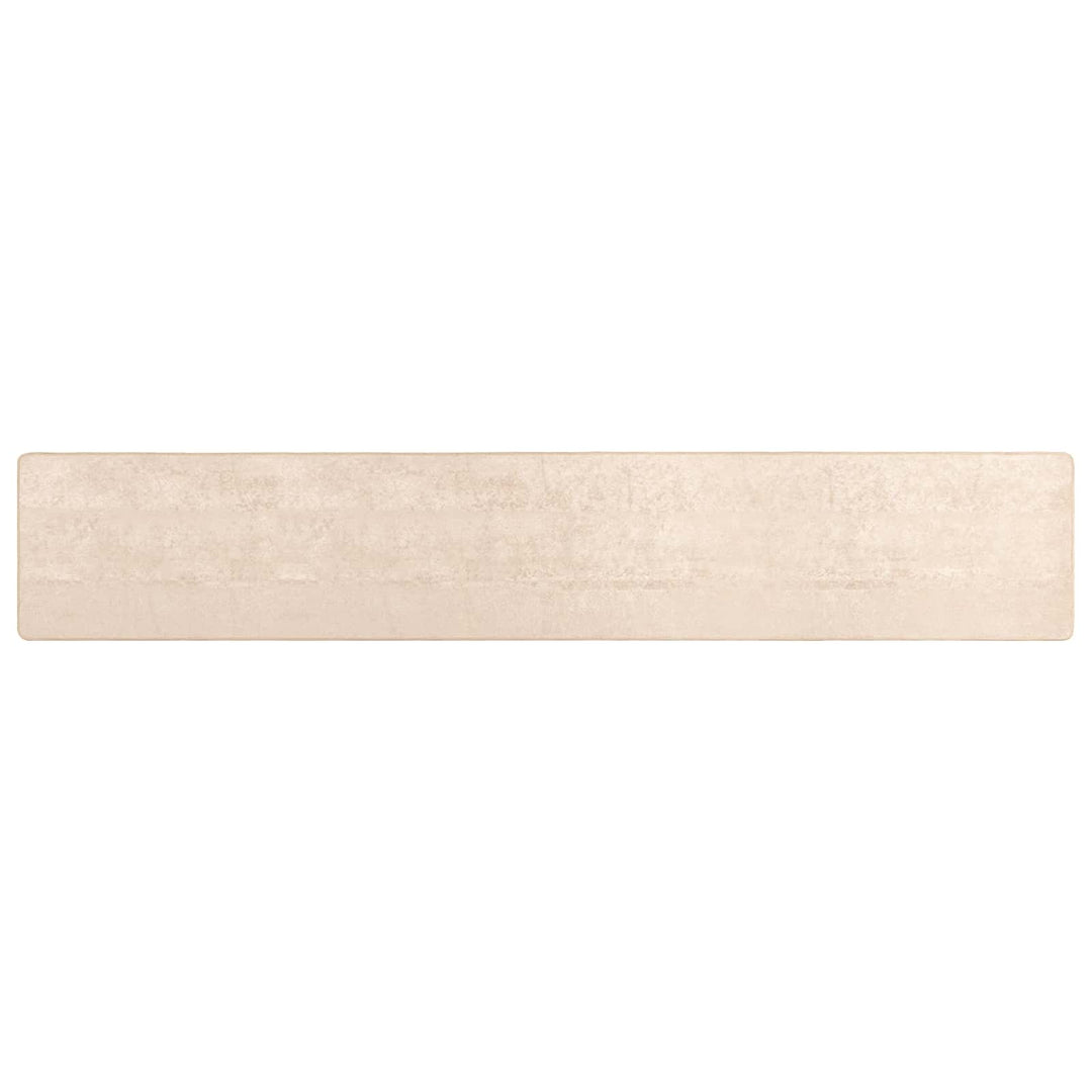 Tæppe Runner MARSA Creme 80 x 400 cm Polyester og PVC