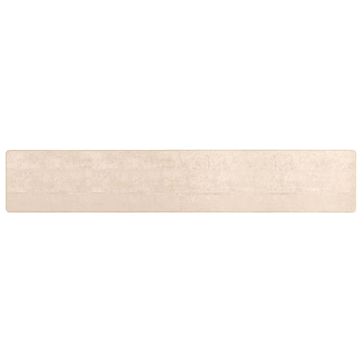 Tæppe Runner MARSA Creme 80 x 400 cm Polyester og PVC