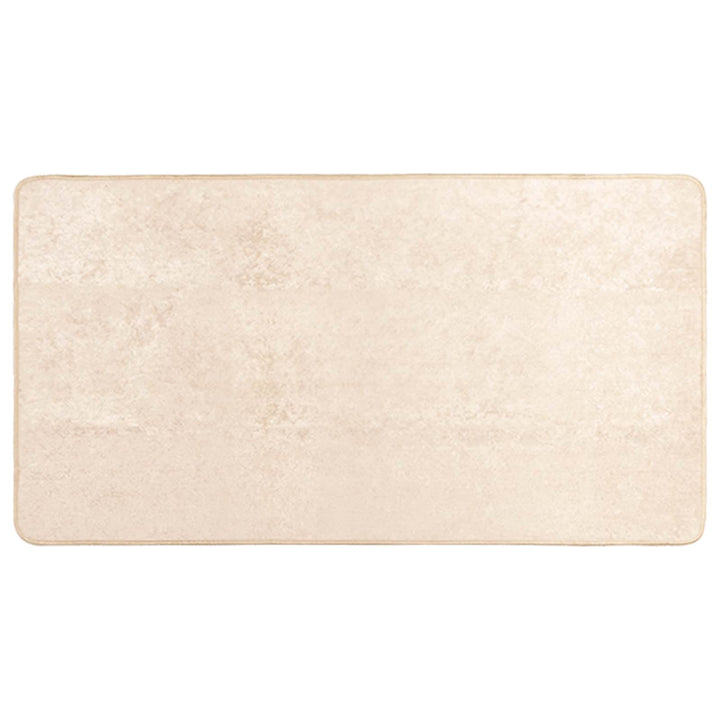 Tæppe Runner MARSA Creme 100 x 150 cm Polyester og PVC