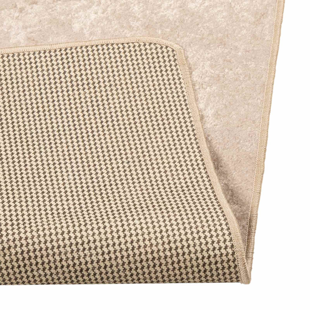 Tæppe Runner MARSA Cremefarvet 100 x 300 cm Polyester og PVC