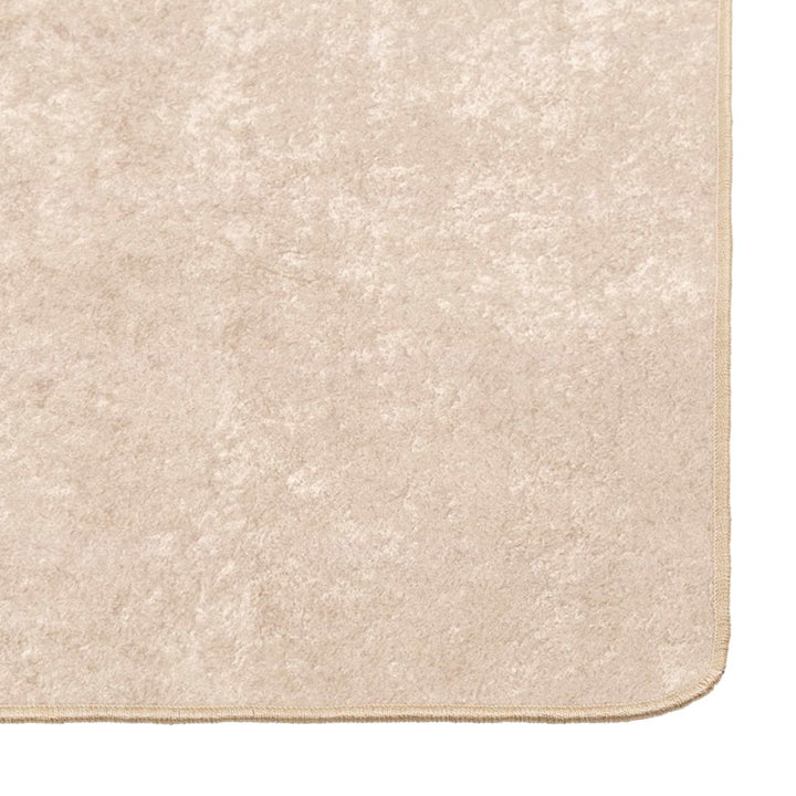 Tæppe Runner MARSA Cremefarvet 100 x 300 cm Polyester og PVC