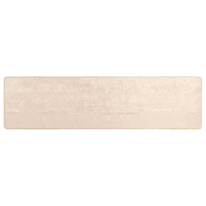 Tæppe Runner MARSA Cremefarvet 100 x 300 cm Polyester og PVC