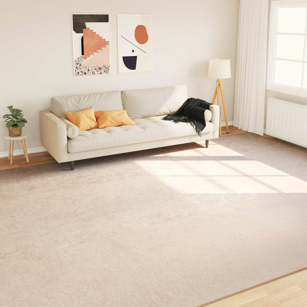 Tæppe Runner MARSA Cremefarvet 300 x 400 cm Polyester og PVC