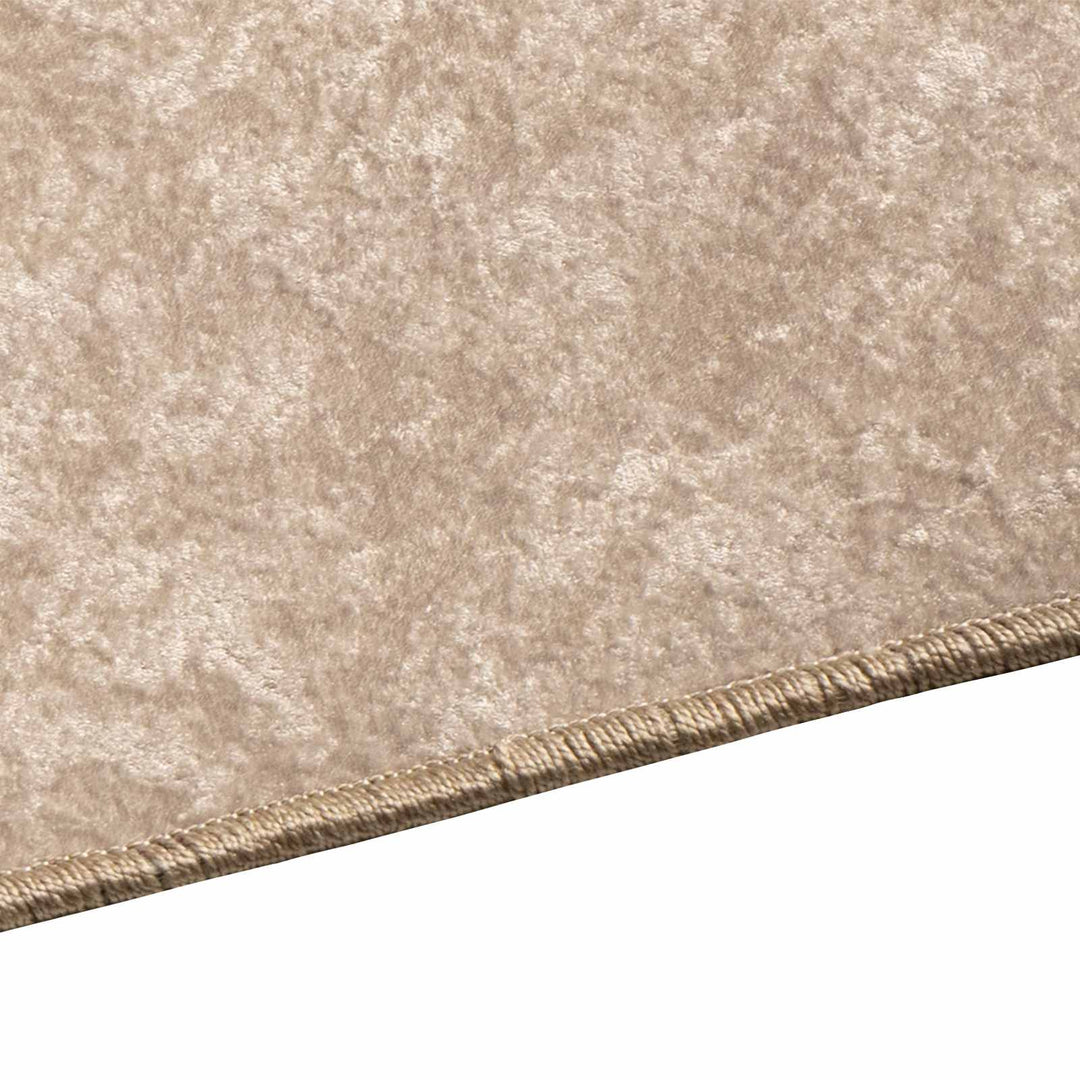 Tæppe Runner MARSA Beige 50 x 150 cm Polyester og PVC