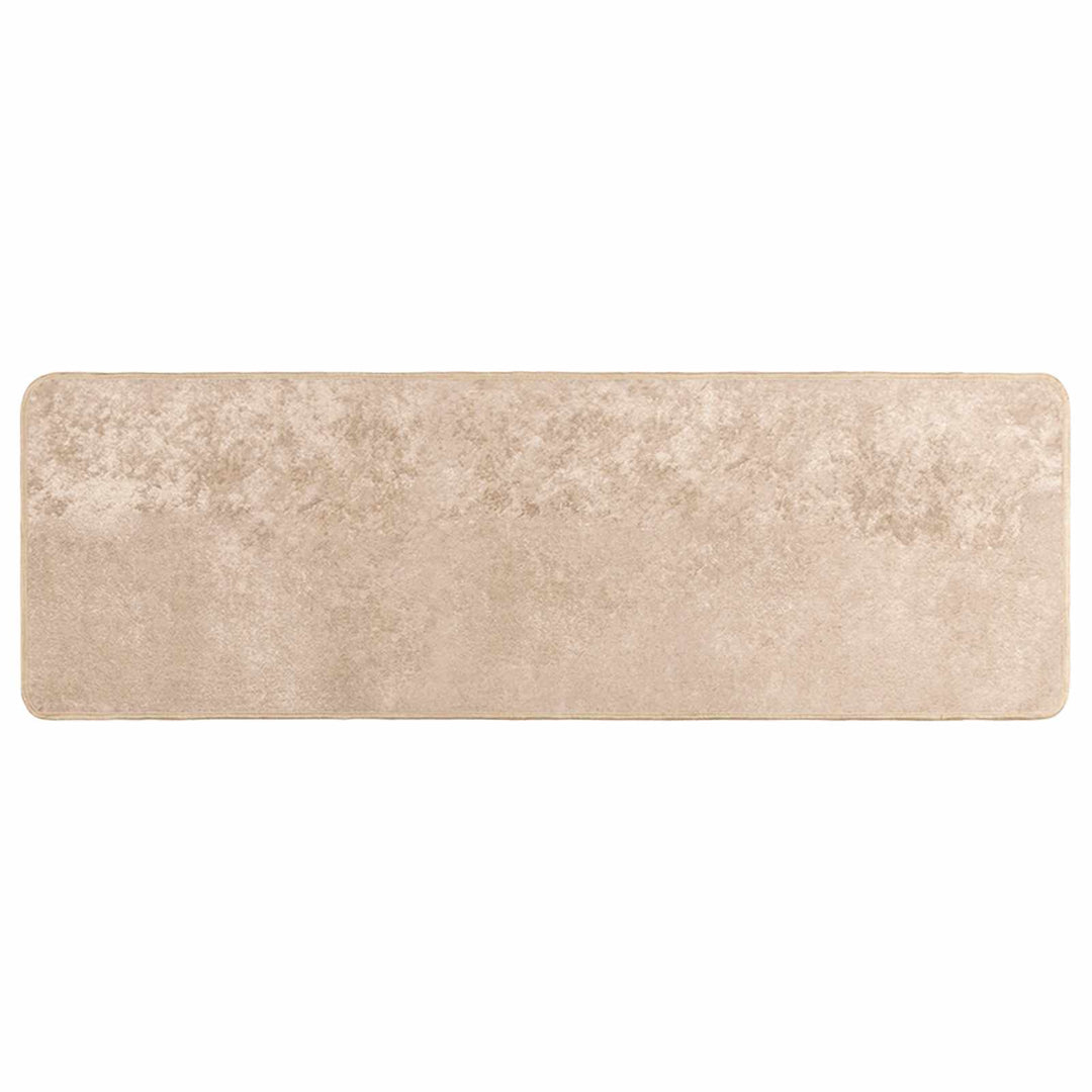 Tæppe Runner MARSA Beige 50 x 150 cm Polyester og PVC