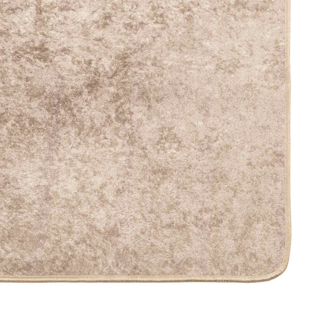 Tæppe Runner MARSA Beige 50 x 200 cm Polyester og PVC