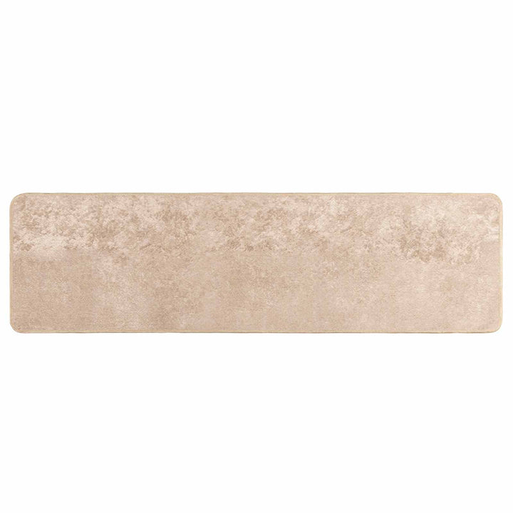 Tæppe Runner MARSA Beige 50 x 200 cm Polyester og PVC