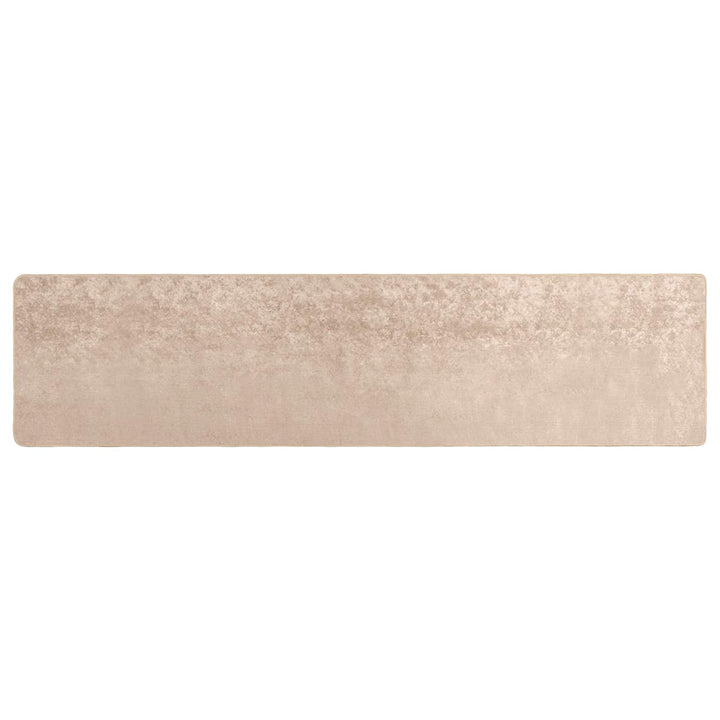 Tæppe Runner MARSA Beige 80 x 450 cm Polyester og PVC