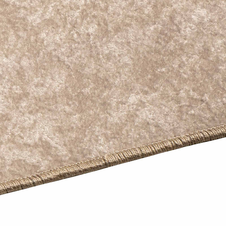 Tæppe Runner MARSA Beige 100 x 100 cm Polyester og PVC