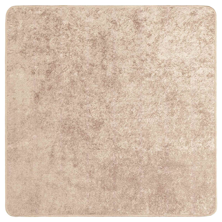 Tæppe Runner MARSA Beige 100 x 100 cm Polyester og PVC
