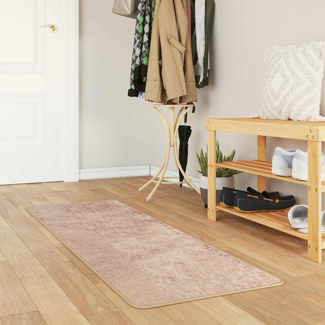 Tæppe Runner MARSA Sandfarvet 50 x 150 cm Polyester og PVC