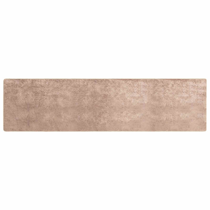 Tæppe Runner MARSA Sandfarvet 50 x 250 cm Polyester og PVC