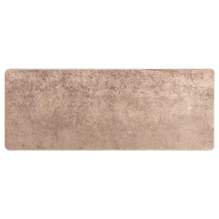 Tæppe Runner MARSA Sandfarvet 80 x 200 cm Polyester og PVC