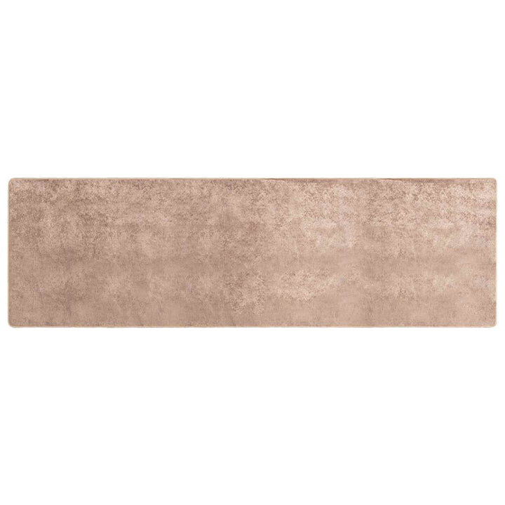 Tæppe Runner MARSA Sandfarvet 80 x 250 cm Polyester og PVC