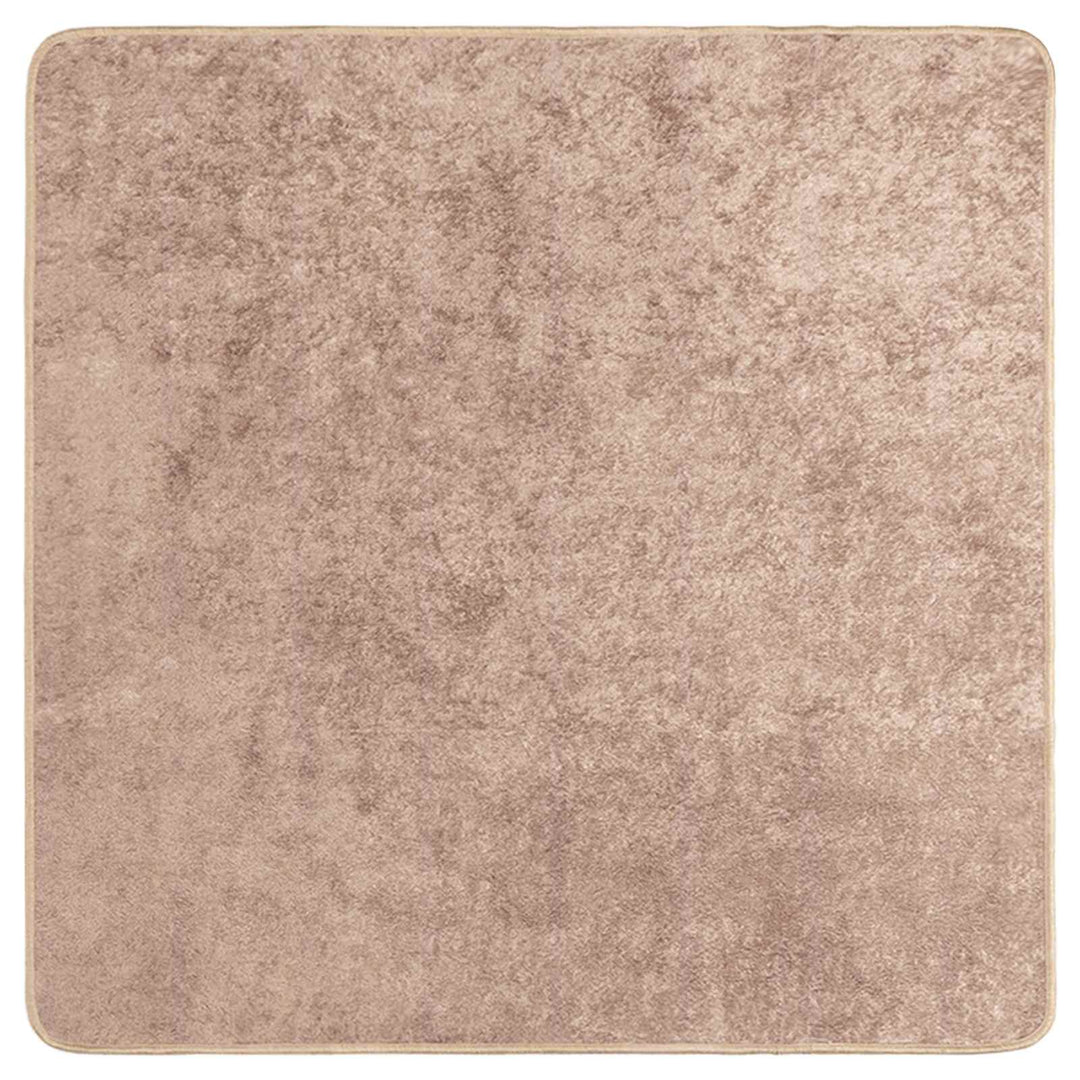 Tæppe Runner MARSA Sandfarvet 100 x 100 cm Polyester og PVC