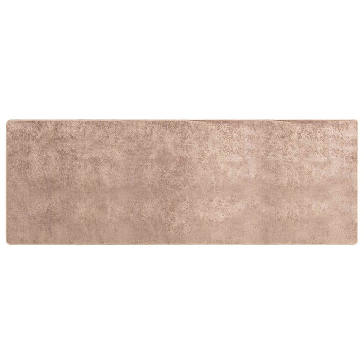 Tæppe Runner MARSA Sandfarvet 100 x 250 cm Polyester og PVC