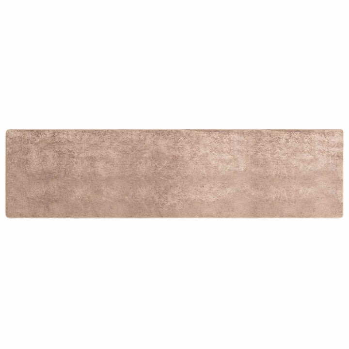 Tæppe Runner MARSA Sandfarvet 100 x 450 cm Polyester og PVC