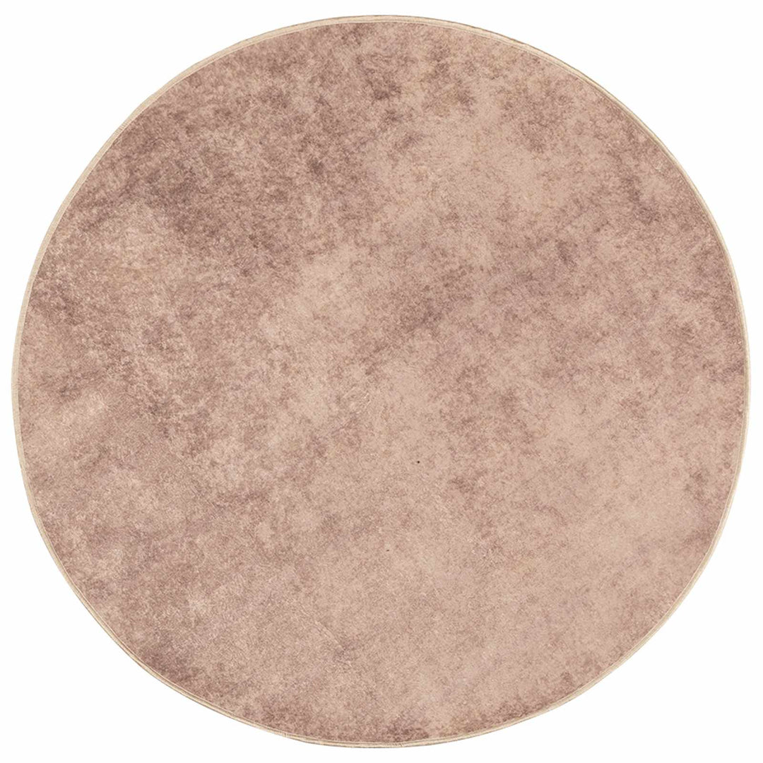 Tæppe Runner MARSA Sandfarvet 120 x 120 cm Polyester og PVC
