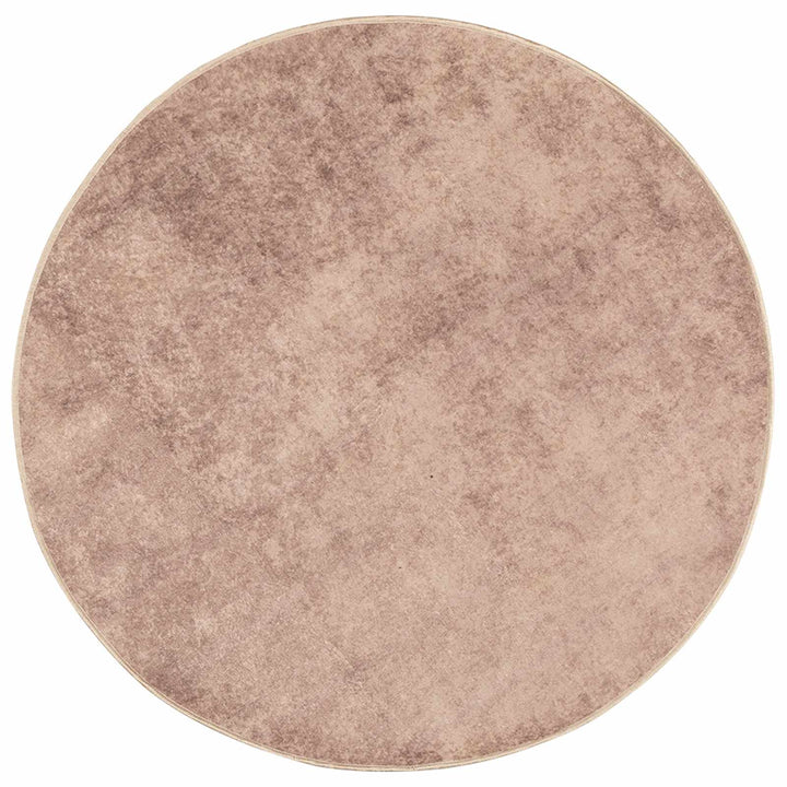 Tæppe Runner MARSA Sandfarvet 120 x 120 cm Polyester og PVC