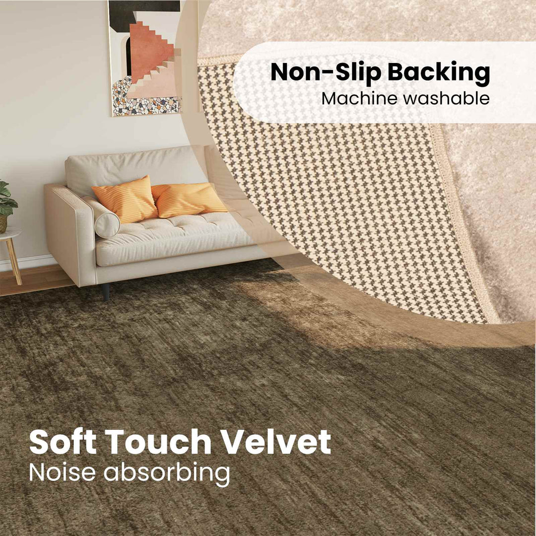 Tæppe Runner MARSA Skovgrøn 300 x 400 cm Polyester og PVC