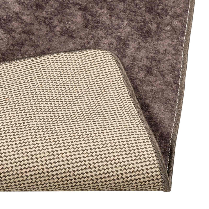 Tæppe Runner MARSA Grå 80 x 150 cm Polyester og PVC