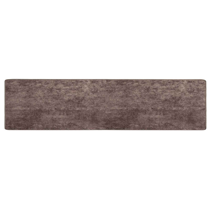 Tæppe Runner MARSA Grå 80 x 450 cm Polyester og PVC