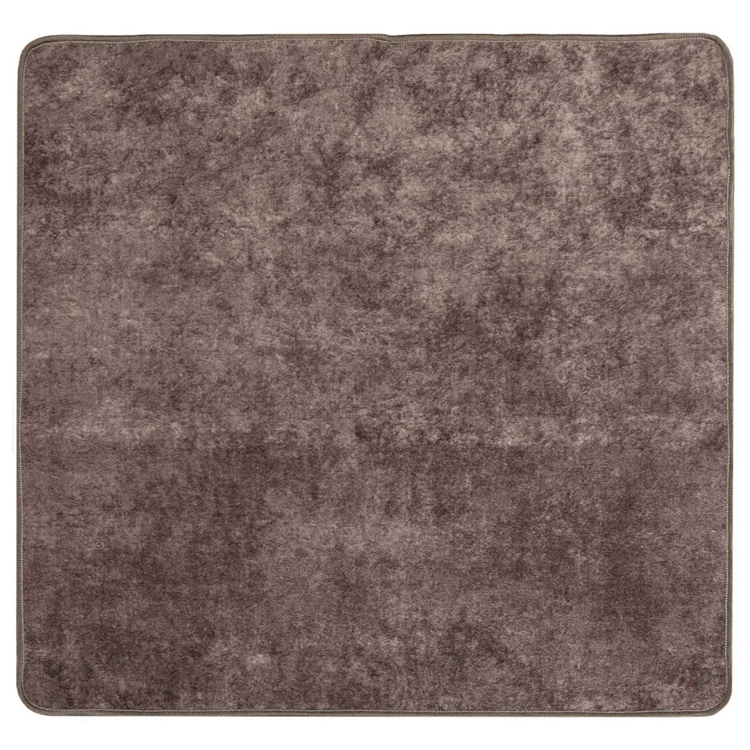 Tæppe Runner MARSA Grå 100 x 100 cm Polyester og PVC