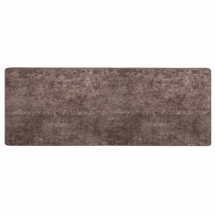 Tæppe Runner MARSA Grå 100 x 250 cm Polyester og PVC