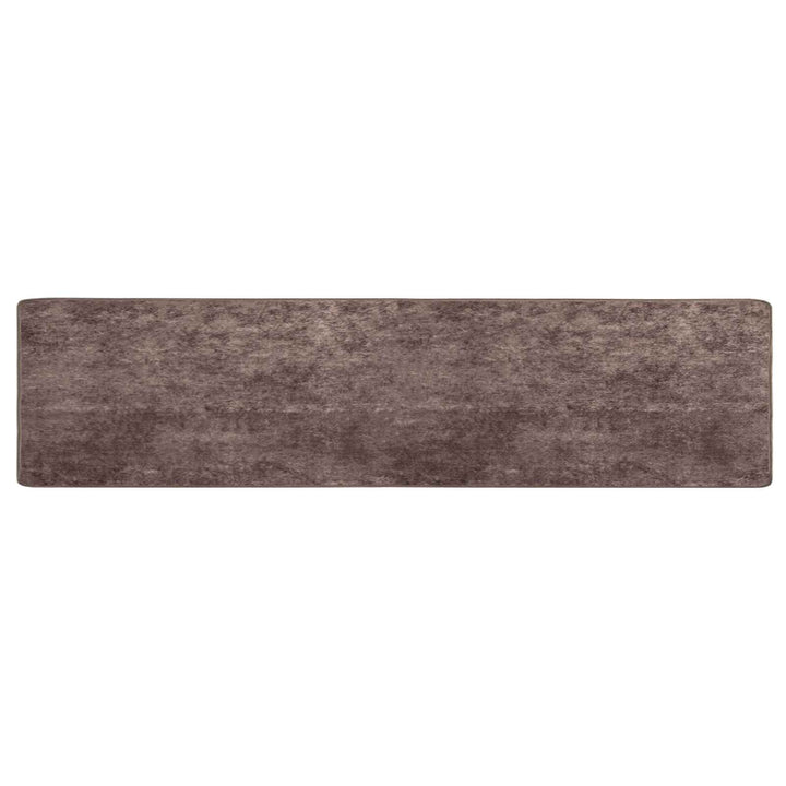 Tæppe Runner MARSA Grå 100 x 450 cm Polyester og PVC