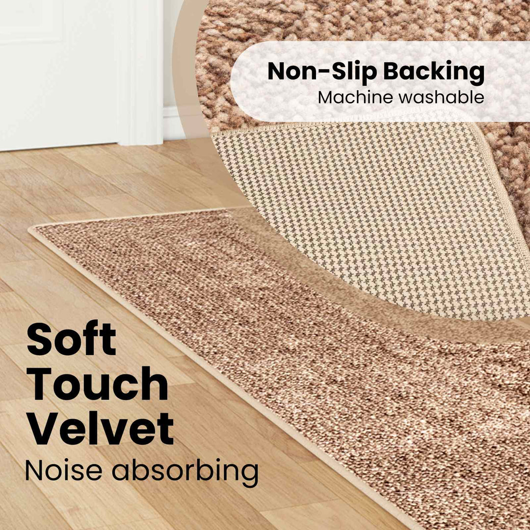 Tæppe Runner MARSA Gul 50 x 400 cm Polyester og PVC