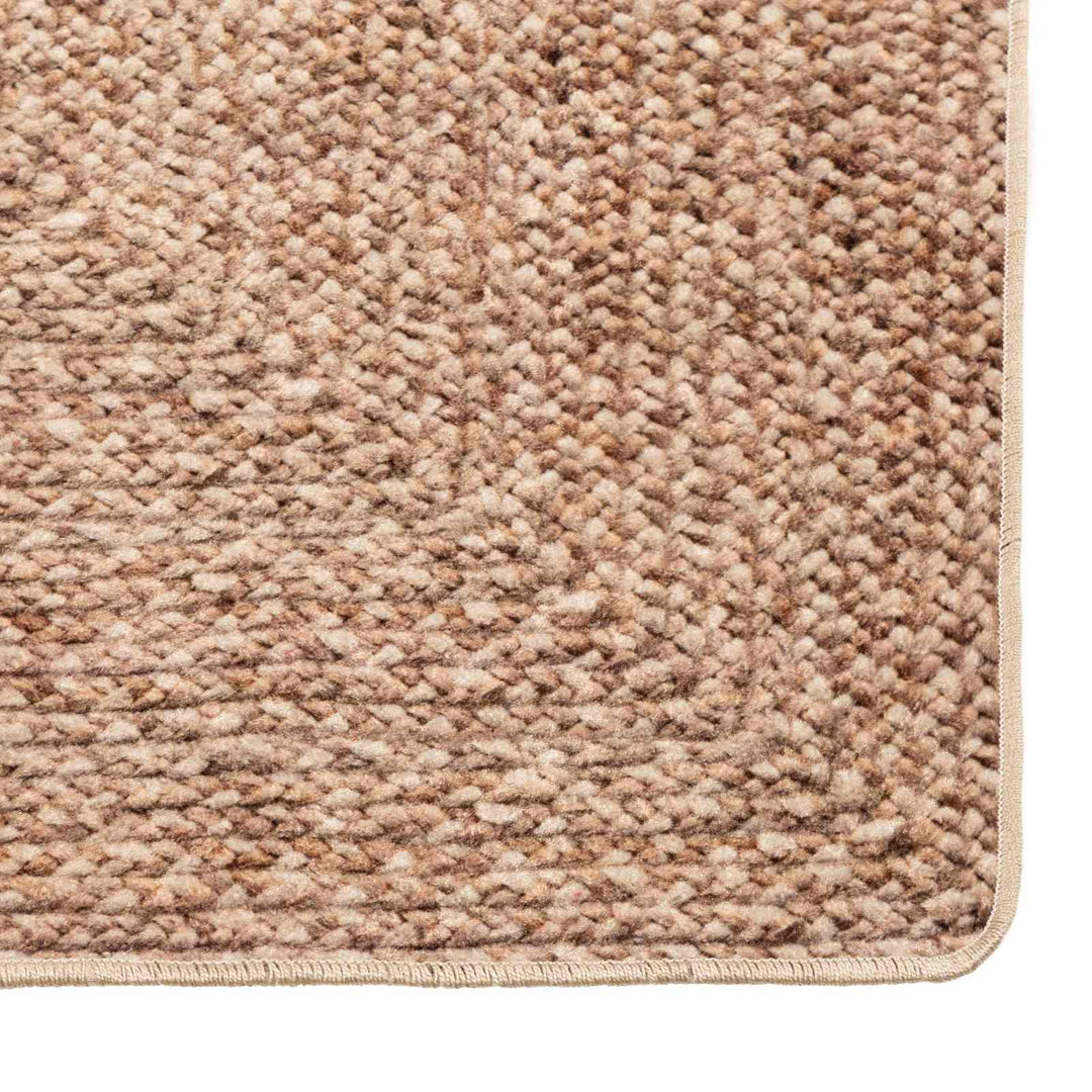 Tæppe Runner MARSA Gul 80 x 100 cm Polyester og PVC