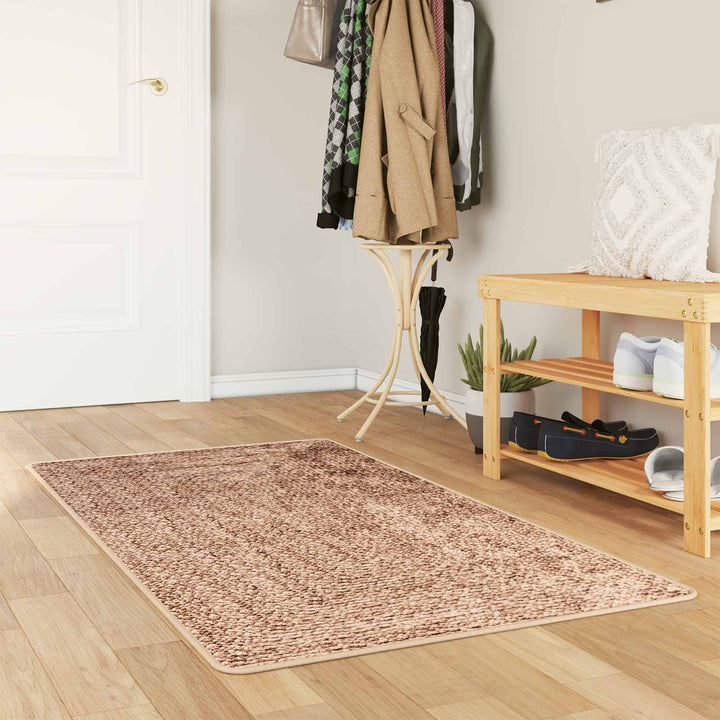 Tæppe Runner MARSA Gul 80 x 100 cm Polyester og PVC