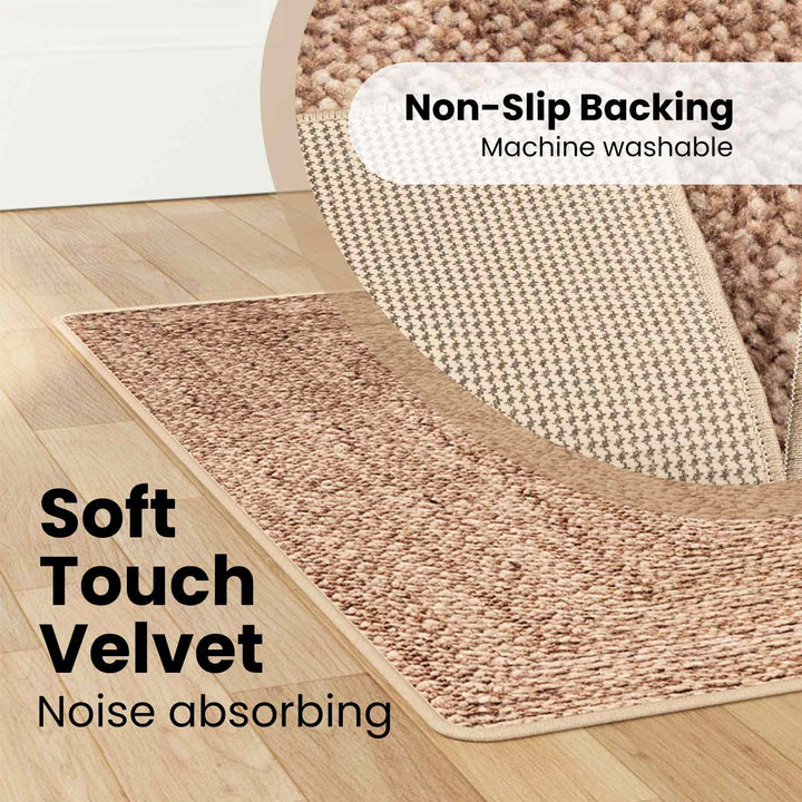 Tæppe Runner MARSA Gul 100 x 200 cm Polyester og PVC