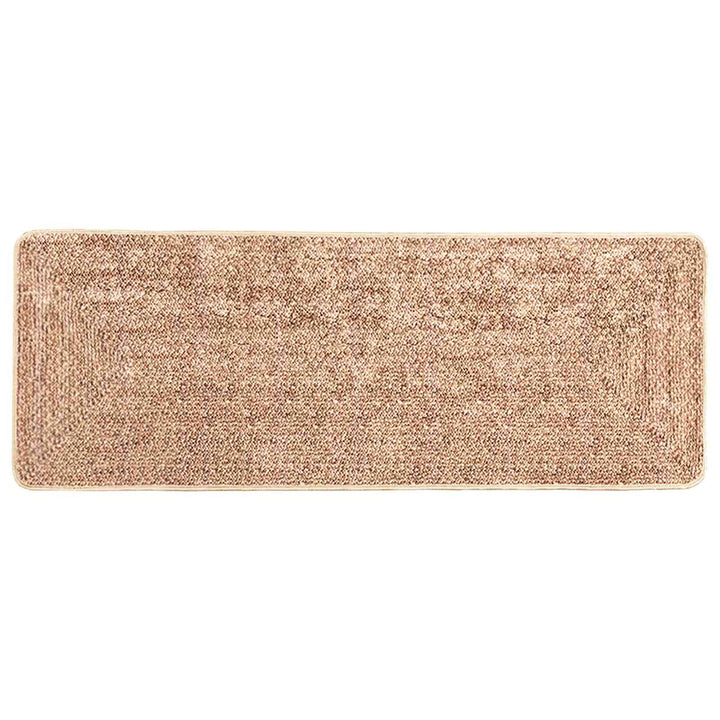 Tæppe Runner MARSA Gul 100 x 250 cm Polyester og PVC