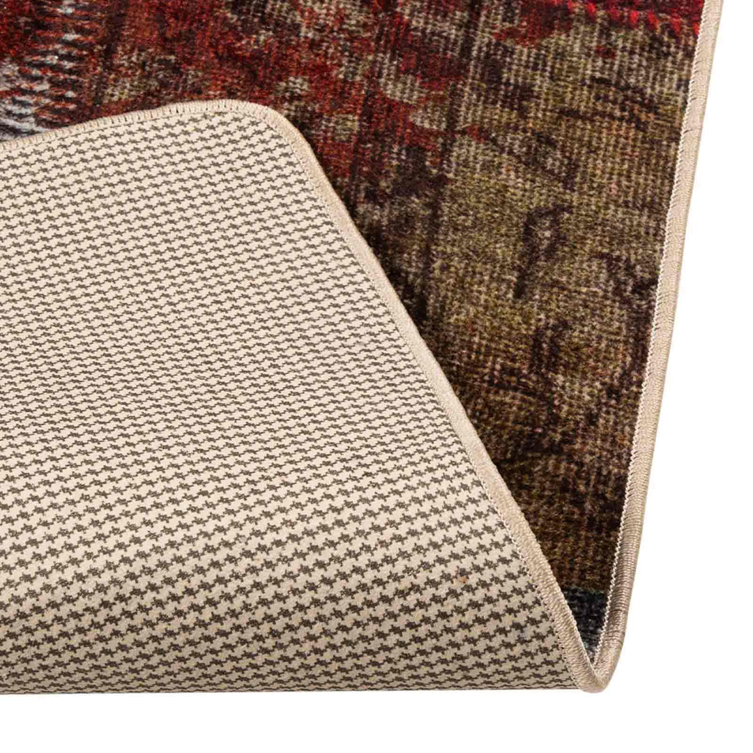 Tæppe Runner MARSA Flerfarvet 100 x 150 cm Polyester og PVC