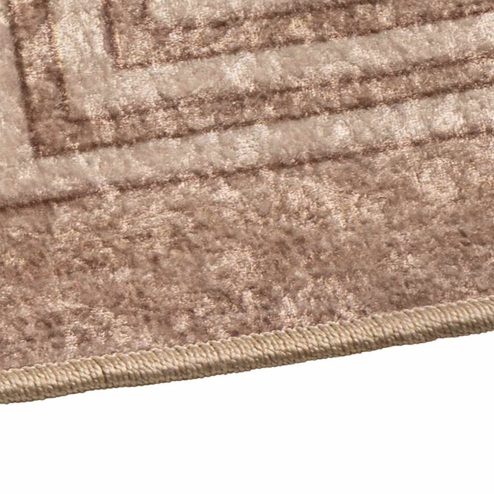 Tæppe Runner MARSA Hvid 80 x 100 cm Polyester og PVC