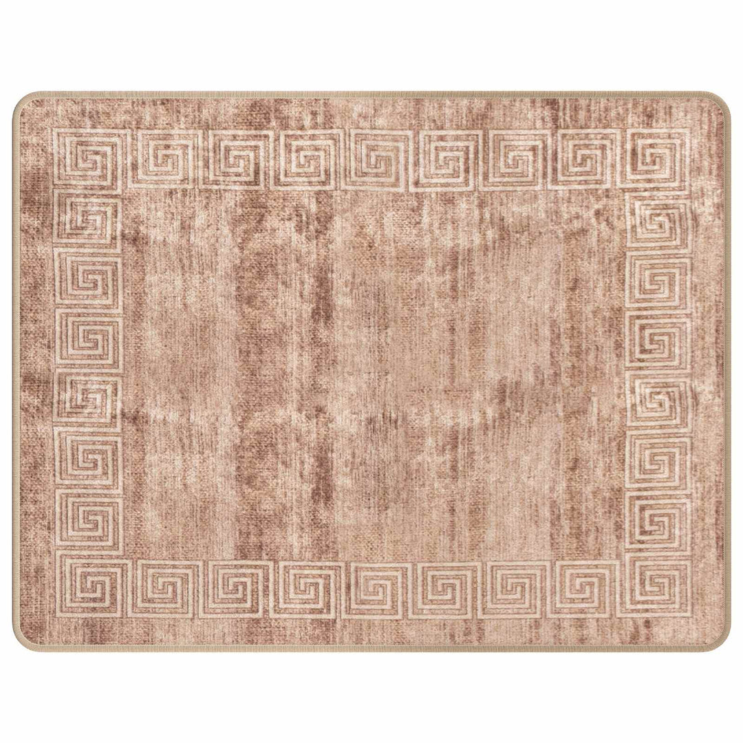 Tæppe Runner MARSA Hvid 80 x 100 cm Polyester og PVC
