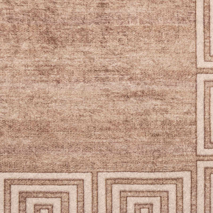 Tæppe Runner MARSA Hvid 100 x 100 cm Polyester og PVC